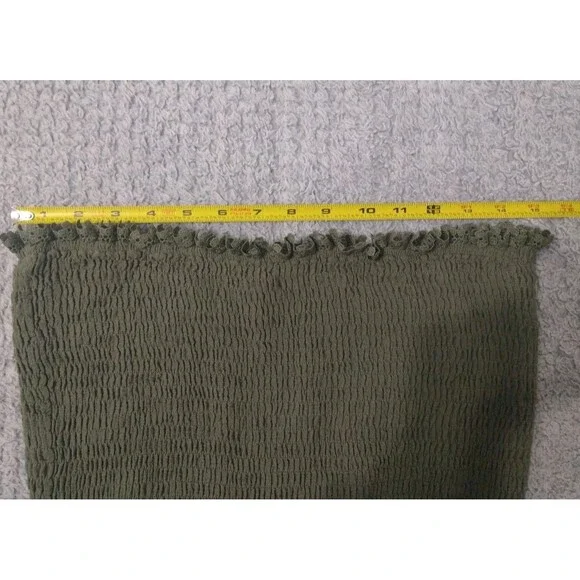 Zesica Maxi Sleeveless Dress Green Large Y2K Boho Cottagecore Beachy Feminine - Picture 8 of 10